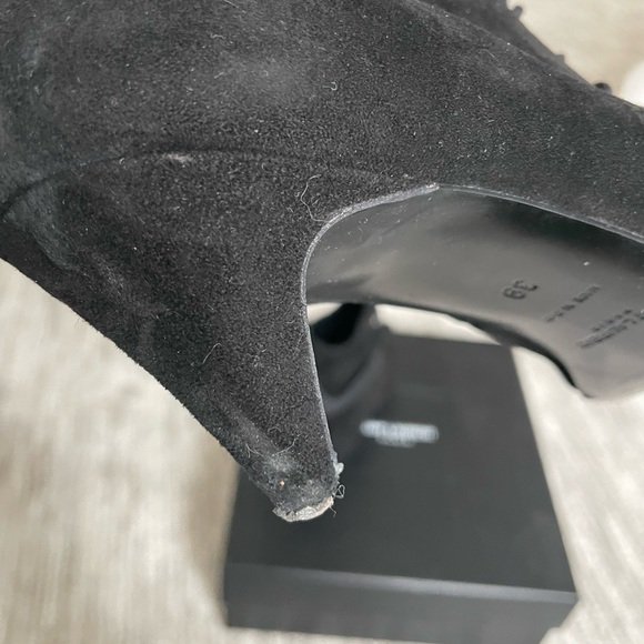 Saint Laurent suede booties 39/9 - Picture 7 of 11
